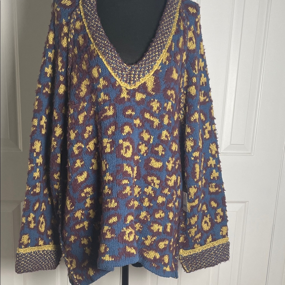 Free People oversized knit sweater
